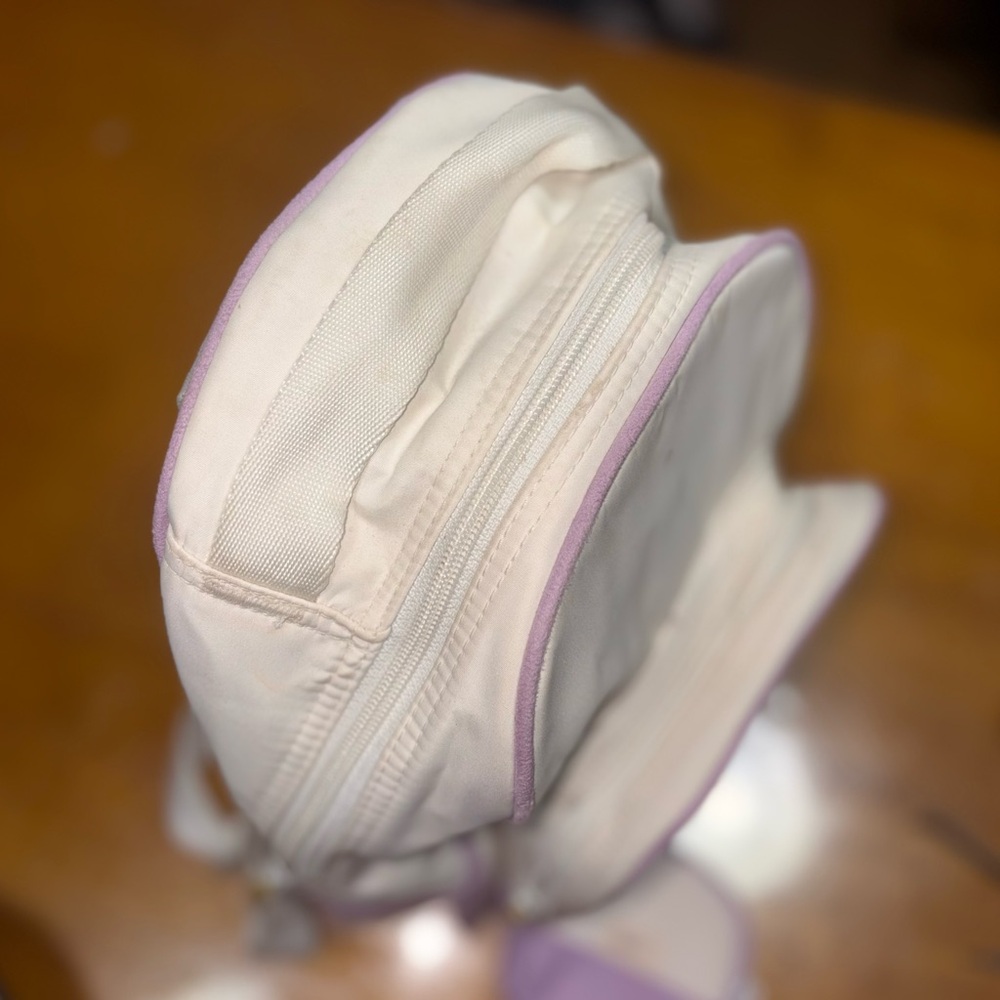 Nike Brasilia JDI Kids' Mini Backpack in a Platinum Violet Plum Dust colorway - Picture 5 of 16